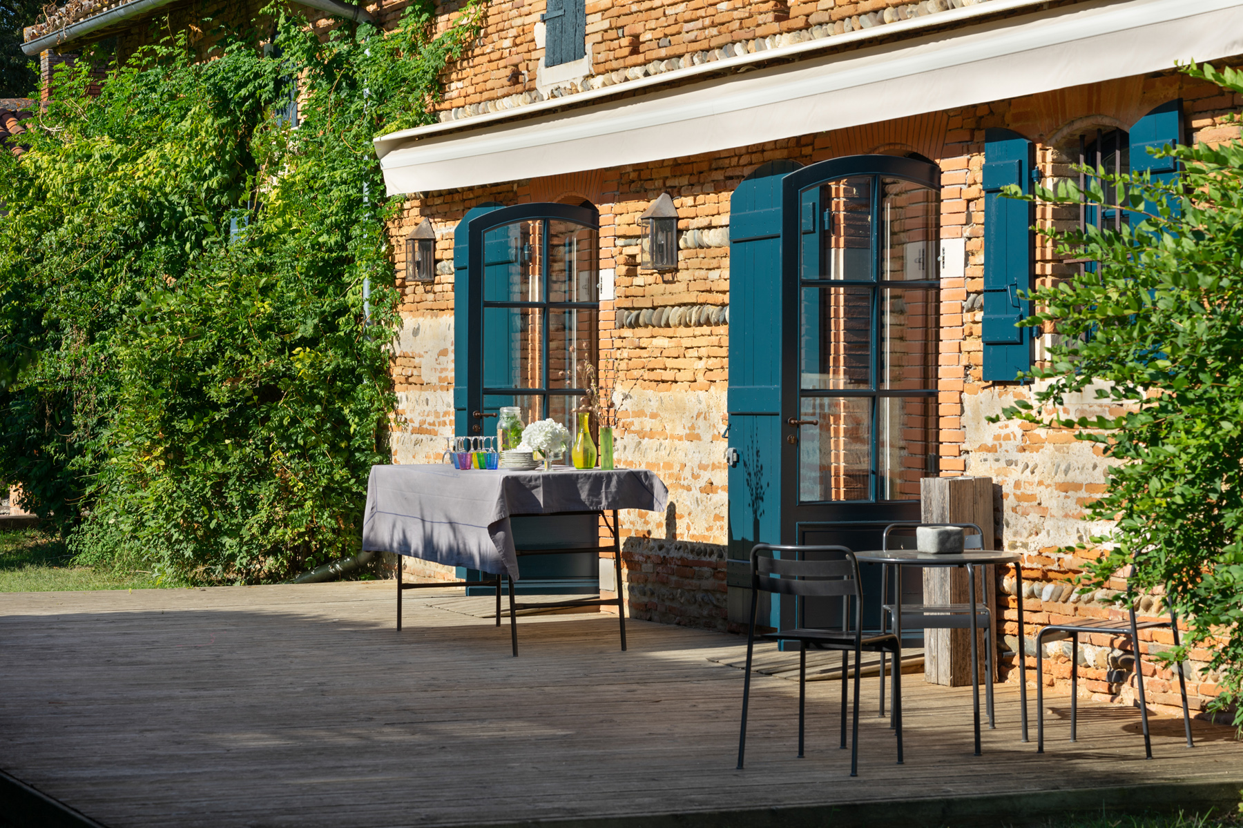 Terrasse de la Cerisaie de Rochemontès